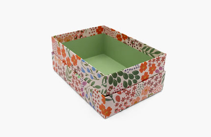 Caja Regalo Cartón Mediana - Floral