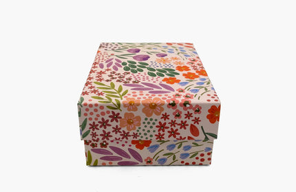 Caja Regalo Cartón Mediana - Floral