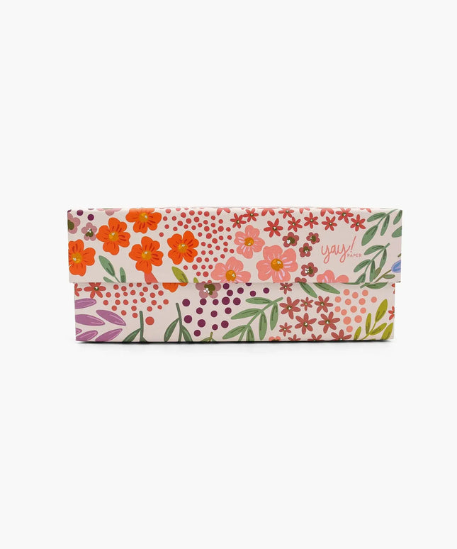 Caja Regalo Cartón Mediana - Floral