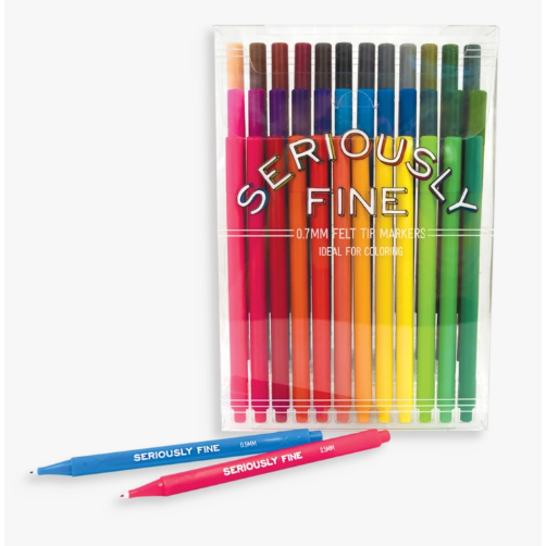 Set 36 Marcadores Punta Fina 0.7mm multicolor
