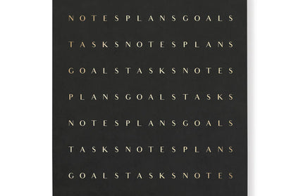 Agenda sin Fecha Semanal - Letter Flow Blach