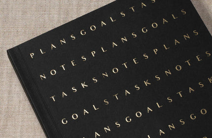 Agenda sin Fecha Semanal - Letter Flow Blach