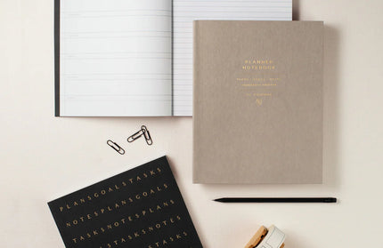 Agenda sin Fecha Semanal - Letter Flow Blach