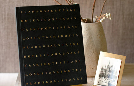 Agenda sin Fecha Semanal - Letter Flow Blach