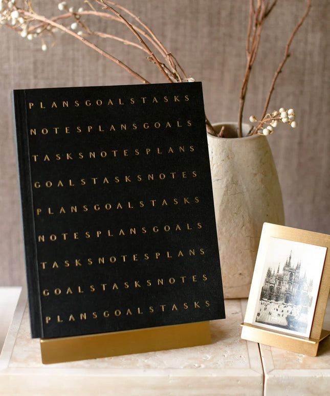 Agenda sin Fecha Semanal - Letter Flow Blach