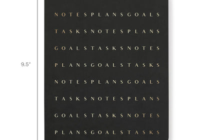 Agenda sin Fecha Semanal - Letter Flow Blach