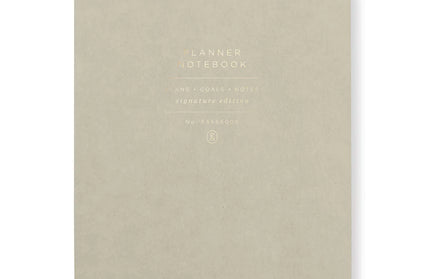 Agenda sin Fecha Semanal - Standard Gris