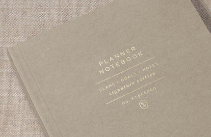 Agenda sin Fecha Semanal - Standard Gris