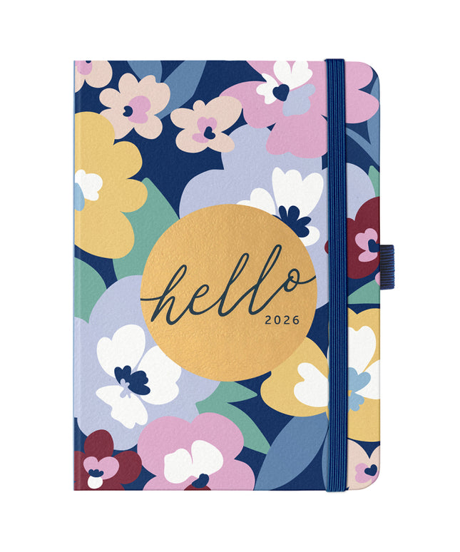 Agenda 2026 Chica 12M Sem Vista - Floral