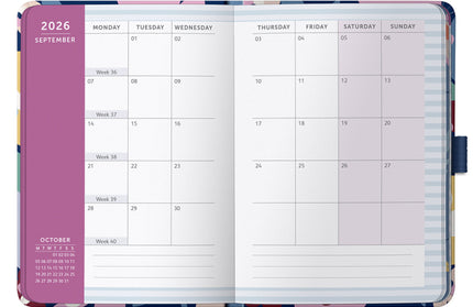 Agenda 2026 Chica 12M Sem Vista - Floral