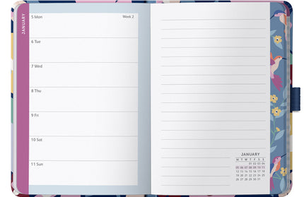 Agenda 2026 Chica 12M Sem Vista - Floral