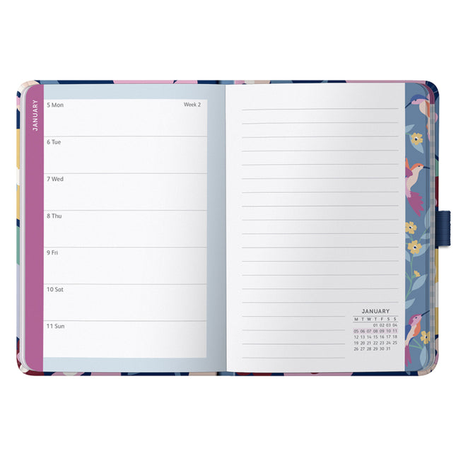 Agenda 2026 Chica 12M Sem Vista - Floral