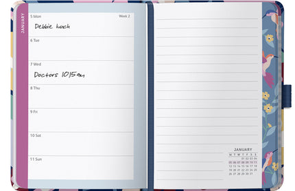 Agenda 2026 Chica 12M Sem Vista - Floral