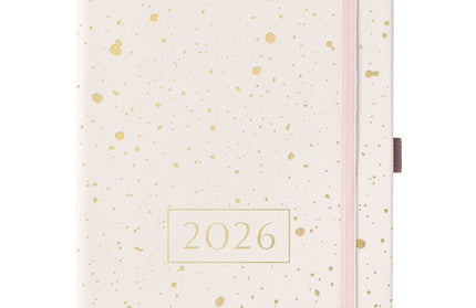 Agenda 2026 Mediana 12M Sem Vista - Gold Spray