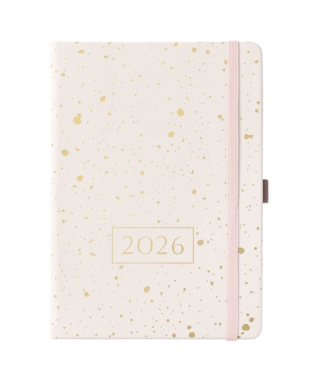 Agenda 2026 Mediana 12M Sem Vista - Gold Spray