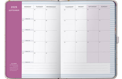 Agenda 2026 Mediana 12M Sem Vista - Gold Spray