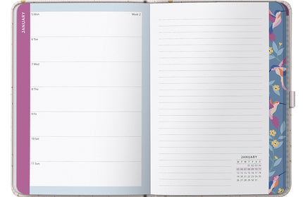 Agenda 2026 Mediana 12M Sem Vista - Gold Spray