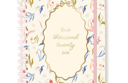 Agenda 2026 18M Semanal Anillado A5 - Farmhouse Floral