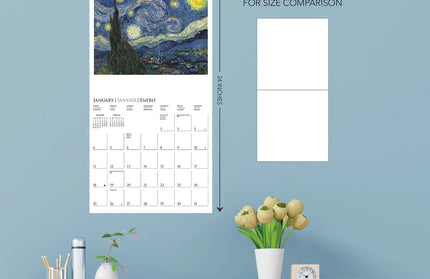 Calendario 2026 Pared 12M - Van Gogh