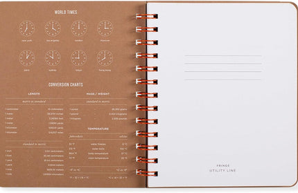 Agenda sin Fecha Diaria - Utility Azul