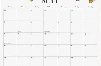Calendario 2027 Floral