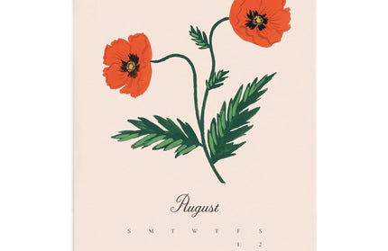 Calendario Pared 2025 12M - Say It With Flowers