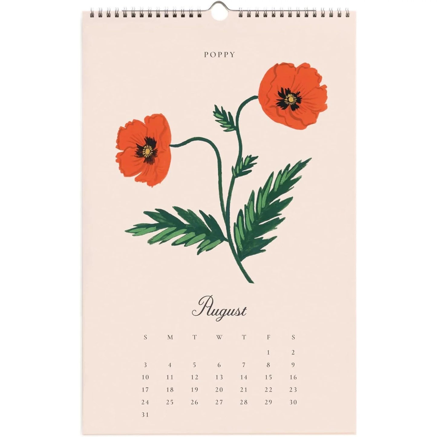 Calendario Pared 2025 12M - Say It With Flowers