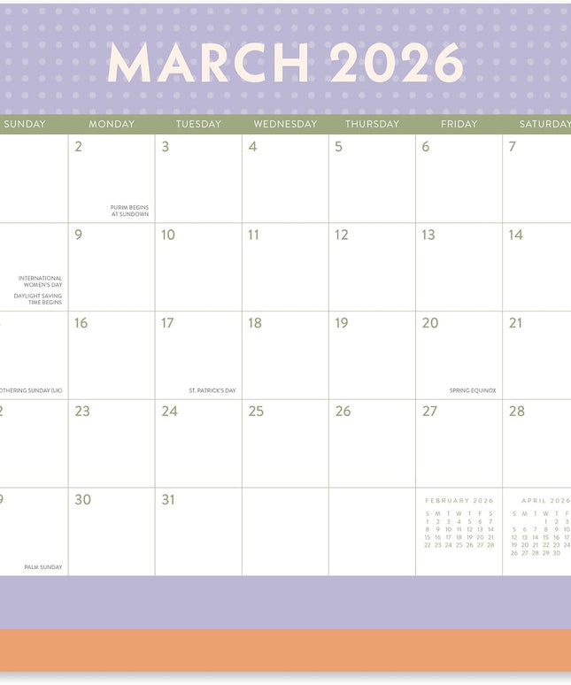 Calendario 2026 Magnético 17M - Color Block