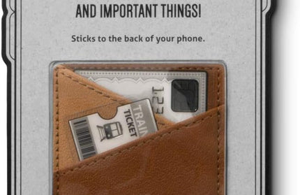 Porta Tarjetas Celular - Café