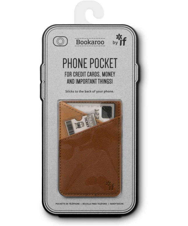 Porta Tarjetas Celular - Café