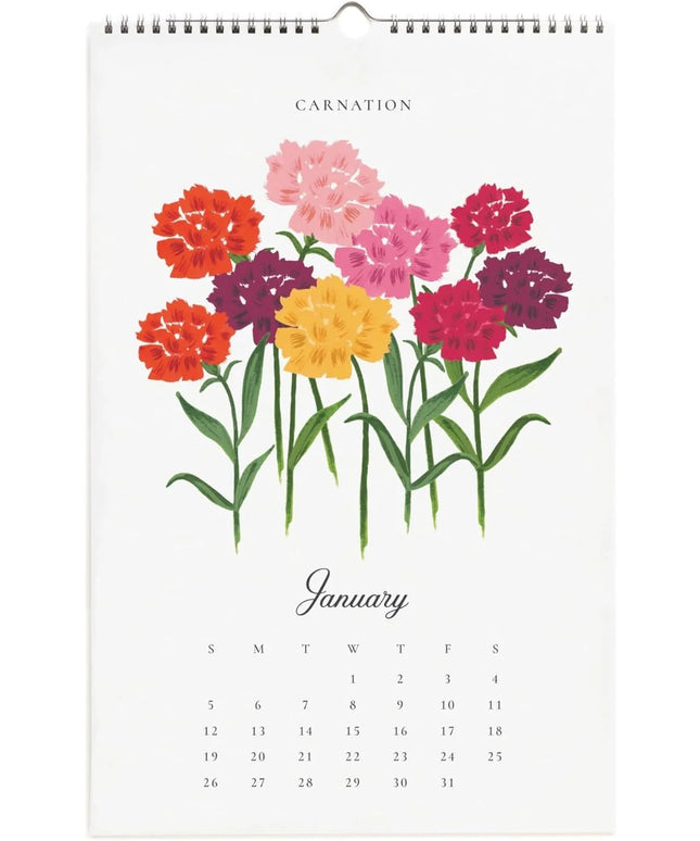 Calendario Pared 2025 12M - Say It With Flowers
