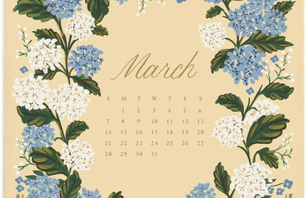 Calendario de pared 2027 - Jardín Botánico