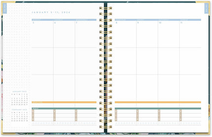 Agenda 2026 Anillada XL Sem Vista 17M - Bella Flora