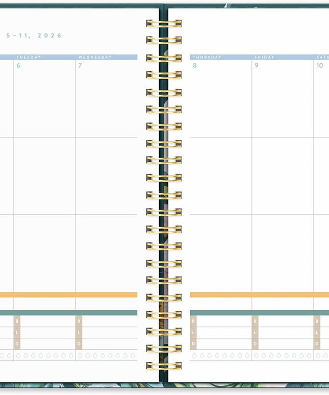 Agenda 2026 Anillada XL Sem Vista 17M - Bella Flora