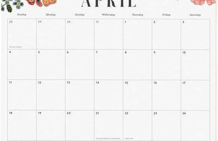 Calendario 2027 Floral