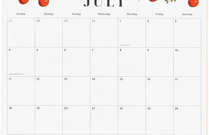 Calendario 2027 Floral