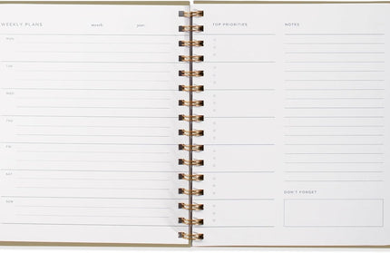 Agenda sin Fecha Semanal - Noveau Blossom