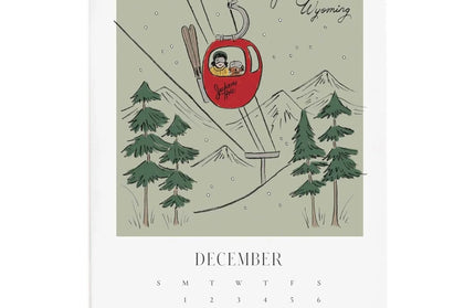 Calendario Pared 2025 12M - Travel Sketchbook