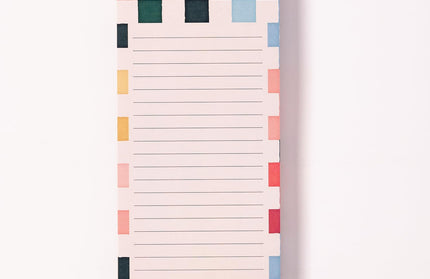 Block de Notas Largo - Checkered Future