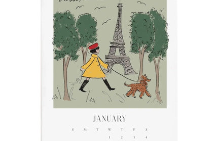 Calendario Pared 2025 12M - Travel Sketchbook
