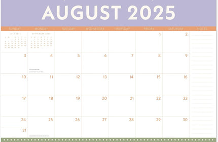 Calendario 2026 Escritorio 17M - Color Block