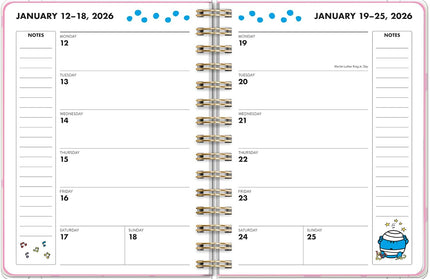 Agenda 2026 Anillada Sem Vista 17M - Little Miss