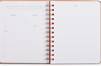 Agenda sin Fecha Diaria - Utility Azul