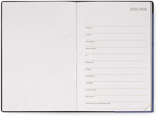Agenda 2026 Mediana Sem Vista 16 M - Azul
