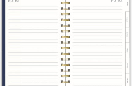 Agenda 2026 Anillada Sem Vista 17M - Azul Agatha