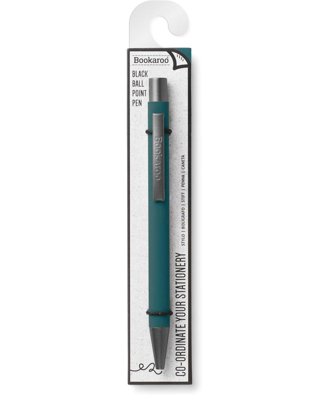 Bolígrafo Tinta Negra - Turquesa