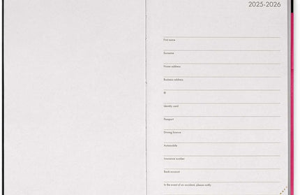 Agenda 2026 Mediana Sem Vista 16 M - Fucsia