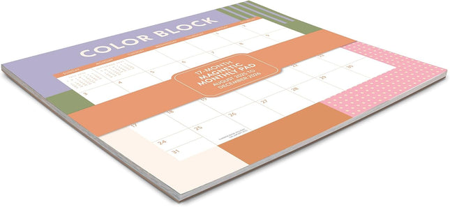 Calendario 2026 Magnético 17M - Color Block