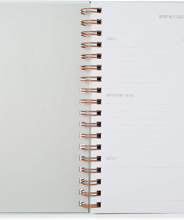 Agenda sin Fecha Mensual - Utility Gris