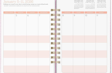 Agenda 2026 Anillada Sem Vista 17M - Mariposas